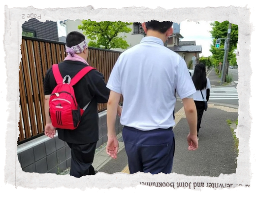 避難訓練の様子